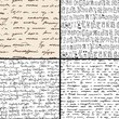 Set abstract text pattern.Raster version