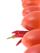 Tomatos and chili peppers