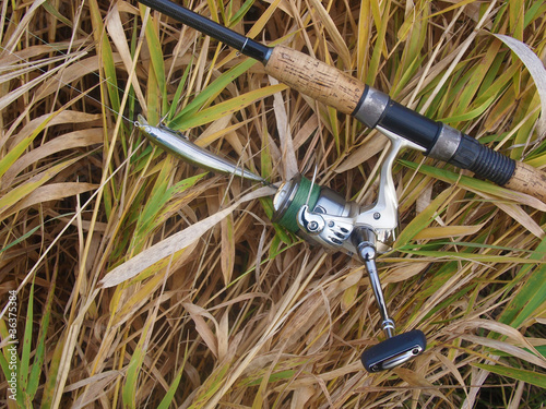 Photo: Spinning rod Spinning rod