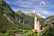Photo: Heiligenblut church in front of Grossglockner peak, Austria Heiligenblut church in front of Grossglockner peak, Austria