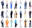 business people, doctor, worker, contractor