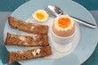 Boiled egg and soldiers