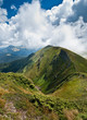 Hiking: Carpathian mountains landscape