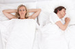 Couple lying