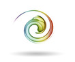 Illustration: icono humo colores icono humo colores