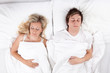 Couple is sleeping
