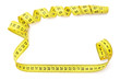 Yellow measuring tape