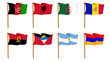 Flags of the World - letter A Flags of the World - letter A