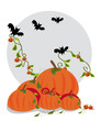 citrouilles et et chauves souris citrouilles et et chauves souris