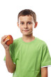 Kid with a red apple Kid with a red apple