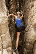 back woman rock