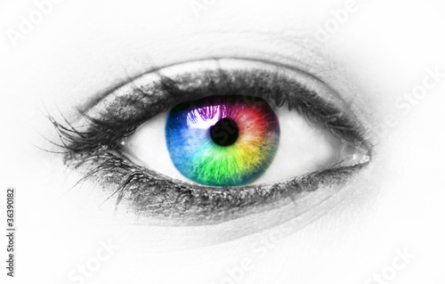 Photo: Colorful eye Colorful eye