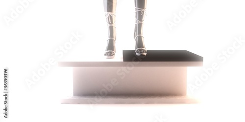 Illustration: manichino 3d moda fashion piedi manichino 3d moda fashion piedi