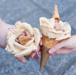 Glaces fleurs