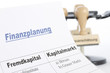 unternehmerischer Finanzplan