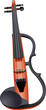Electric violin isolated over white. Vector illustration