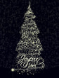 Joyeux noël sur sapin lumineux - happy christmas on glowing tree Joyeux noël sur sapin lumineux - happy christmas on glowing tree
