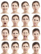 Multiple faces expressions