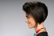 Straight hairstyle