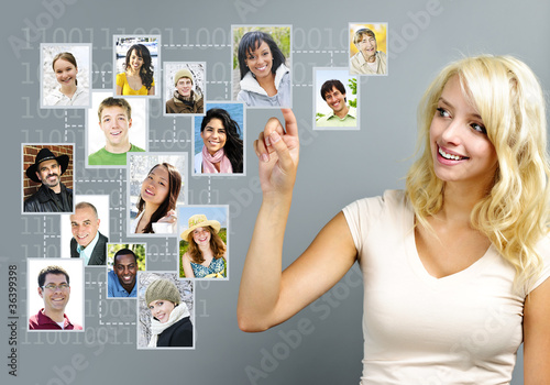 Photo: Social networking Social networking