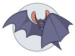 Vektor: Pipistrellino Halloween Pipistrellino Halloween