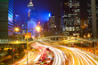 traffic night in city traffic night in city