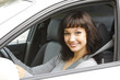 Pretty female driver