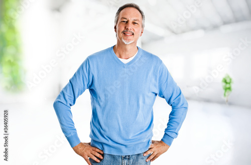 Photo: Happy mature man portrait Happy mature man portrait
