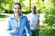 Joggen im Park