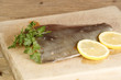 fresh uncooked plaice