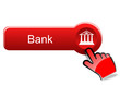 Bank button with red hand