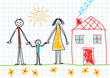 Drawing of family Drawing of family