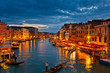 Grand Canal at night, Venice Grand Canal at night, Venice