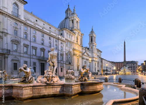 Foto: Fontana del Moro, Piazza Navona, Roma Fontana del Moro, Piazza Navona, Roma