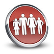 Red 3D Style Icon 