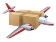 Vector: Scatola Cartone Trasporto Aereo-Cardboard Box Airmail Scatola Cartone Trasporto Aereo-Cardboard Box Airmail