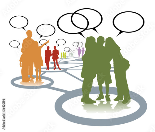 Vektor: réseaux sociaux réseaux sociaux