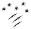 Bullet Holes and Slashes