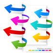 Collection of colour arrows