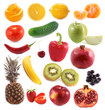 Photo : Vegetables and fruit collage Vegetables and fruit collage