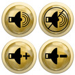 Set of web buttons