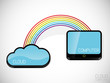 Vektor: Cloud computing. Abstract vector illustration. Cloud computing. Abstract vector illustration.
