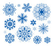 Vektor: Christmas snowflakes Christmas snowflakes