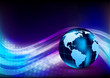 Abstract background with globes Abstract background with globes