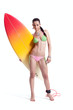 Brunette Surfer Girl