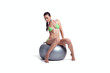 Sexy Girl on a Pilates Ball