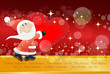 weihnachtskarte - weihnachtsmann