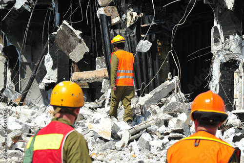 Photo: Building Emergency Disaster Building Emergency Disaster