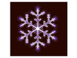 Snowflake on a black background