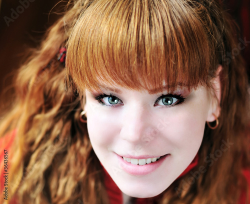 Photo: redhead young girl redhead young girl